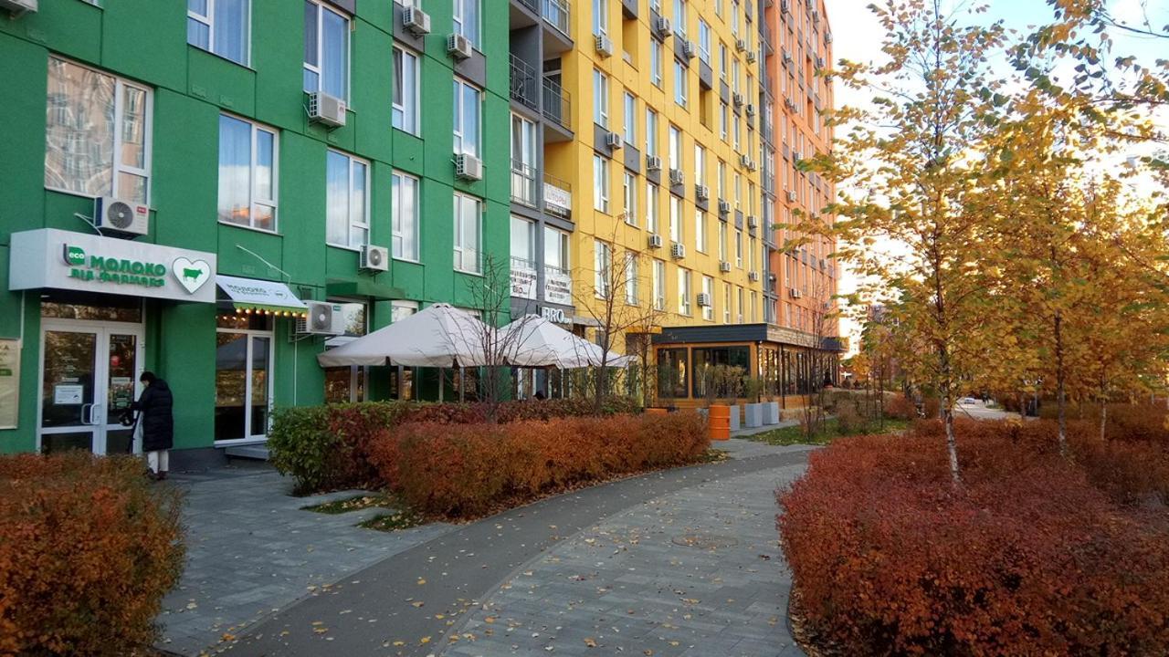 Positive Smile Studio Apartment In The Colorful Comfort Town Residental Complex. Kt-06. Kiev Exterior foto